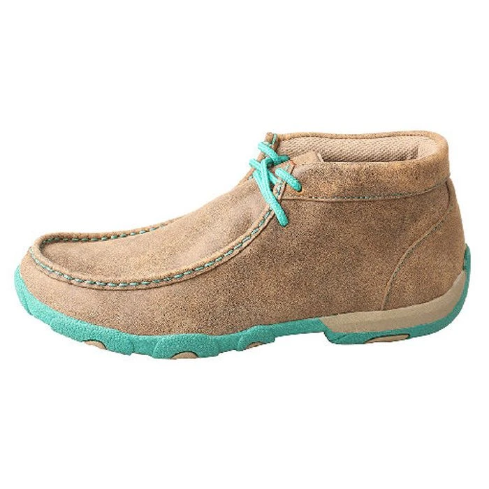 Twisted X Chukka Ladies Driving Moc - Turquoise 4 Twisted X Chukka Ladies Driving Moc - Turquoise - Image 2