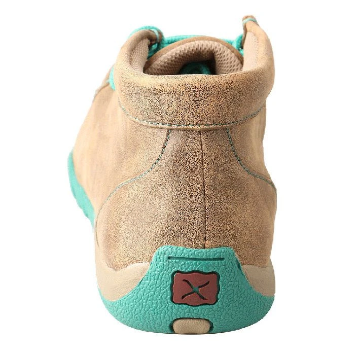 Twisted X Chukka Ladies Driving Moc - Turquoise 6 Twisted X Chukka Ladies Driving Moc - Turquoise - Image 4