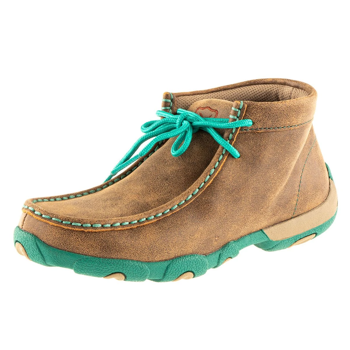 Twisted X Chukka Ladies Driving Moc - Turquoise 3 Twisted X Chukka Ladies Driving Moc - Turquoise