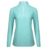 Tailored Sportsman Ice Fil Long Sleeve Ladies Quarter Zip - Tiffany -Sports-Equestrian Supplies zt1854 tfs c1170 whybp65rsqli19vz